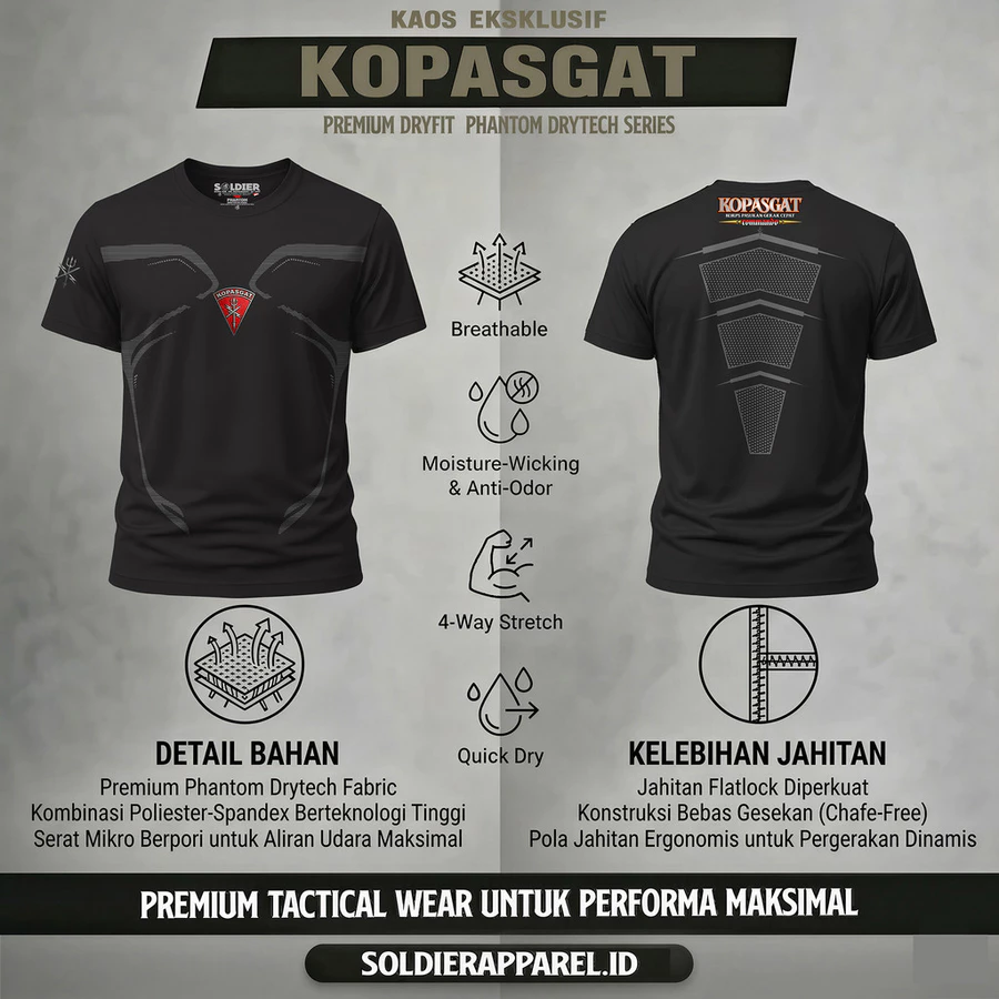 KAOS OLAHRAGA DRYFIT KOPASGAT