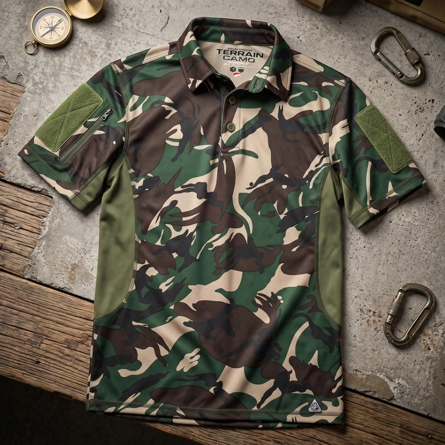 KAOS POLO LORENG DRYFIT TACTICAL
