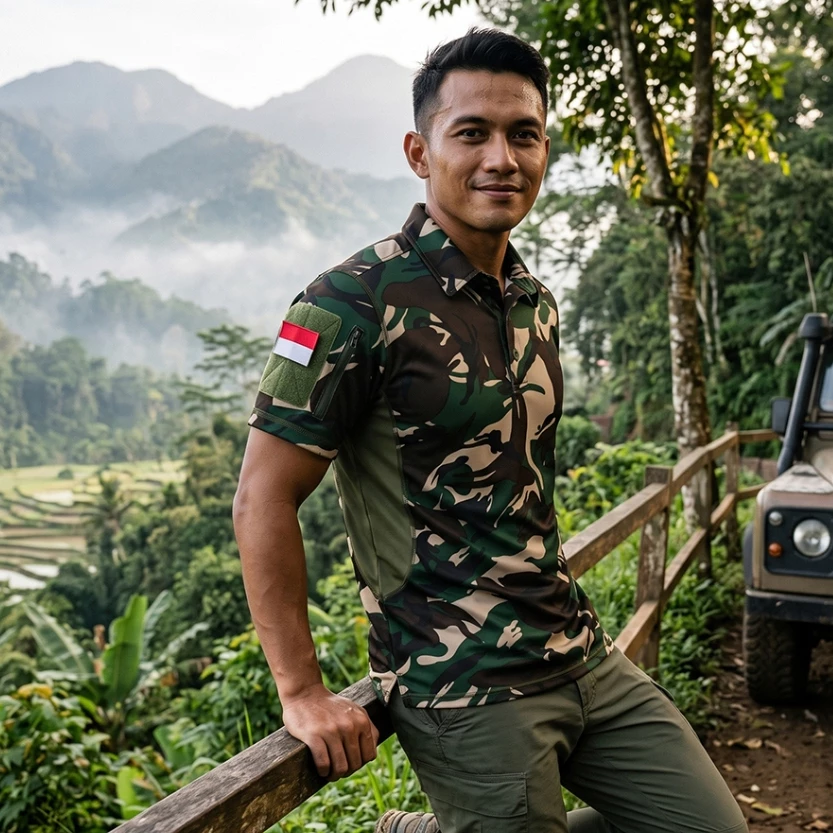 KAOS POLO LORENG DRYFIT TACTICAL