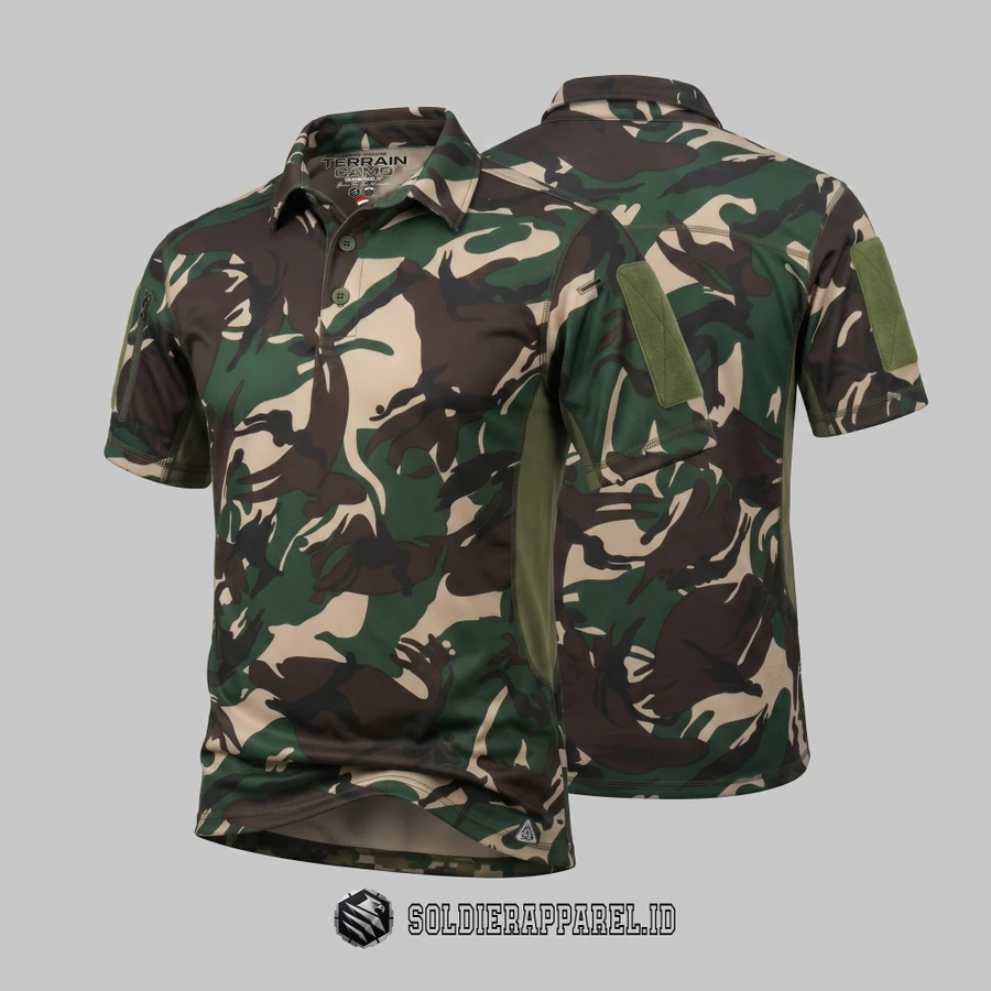 KAOS POLO LORENG DRYFIT TACTICAL