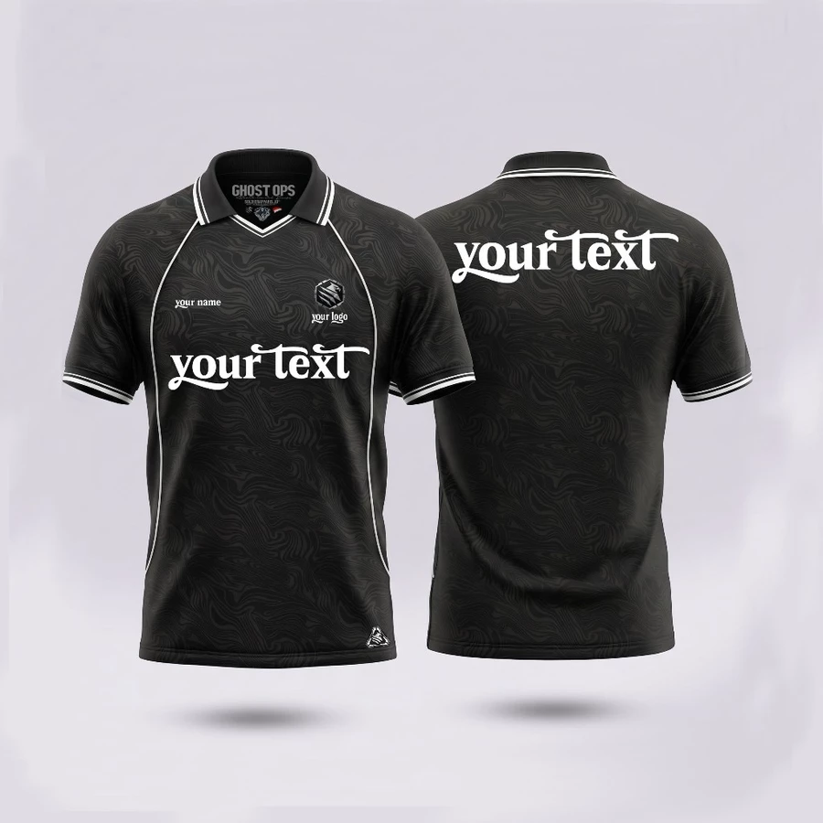 KAOS POLO V-NECK DRYFIT EMBOS PREMIUM