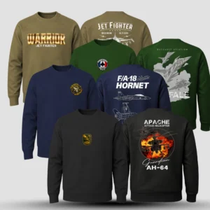 SWEATER CREWNECK JET FIGHTER