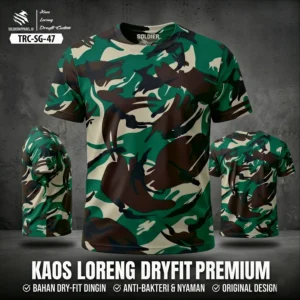 KAOS LORENG DRYFIT PREMIUM