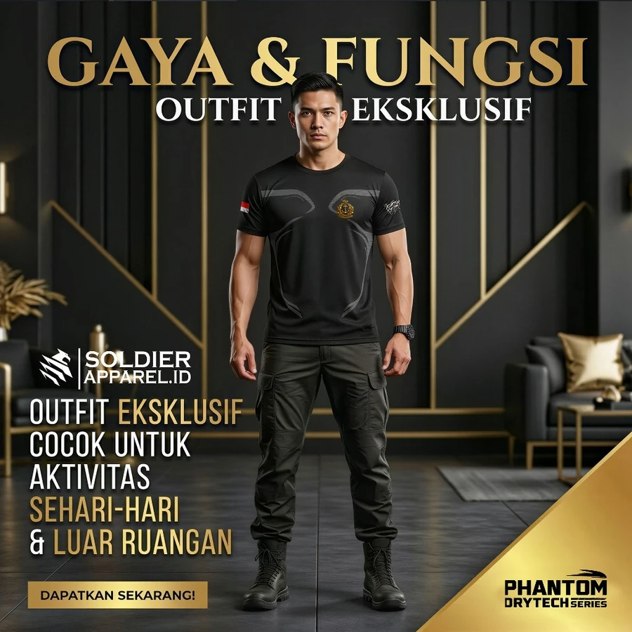 KAOS DRYFIT TNI AL PREMIUM