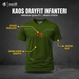 KAOS DRYFIT INFANTRI