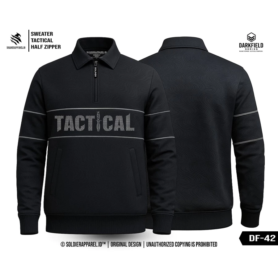 SWEATER TACTICAL HALF ZIPPER SCUBA PREMIUM