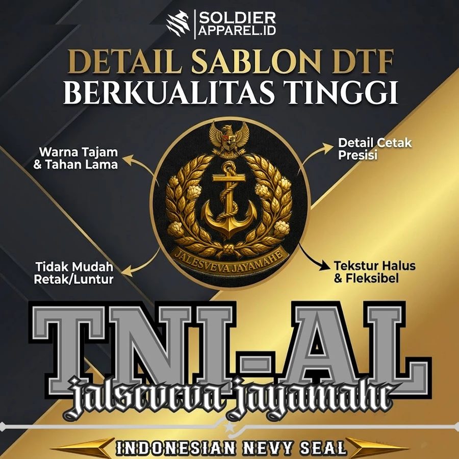 KAOS DRYFIT TNI AL PREMIUM