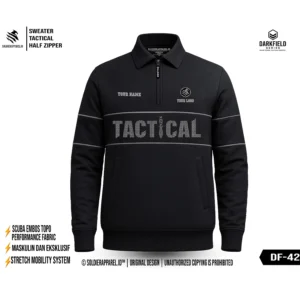 SWEATER TACTICAL HALF ZIPPER SCUBA PREMIUM