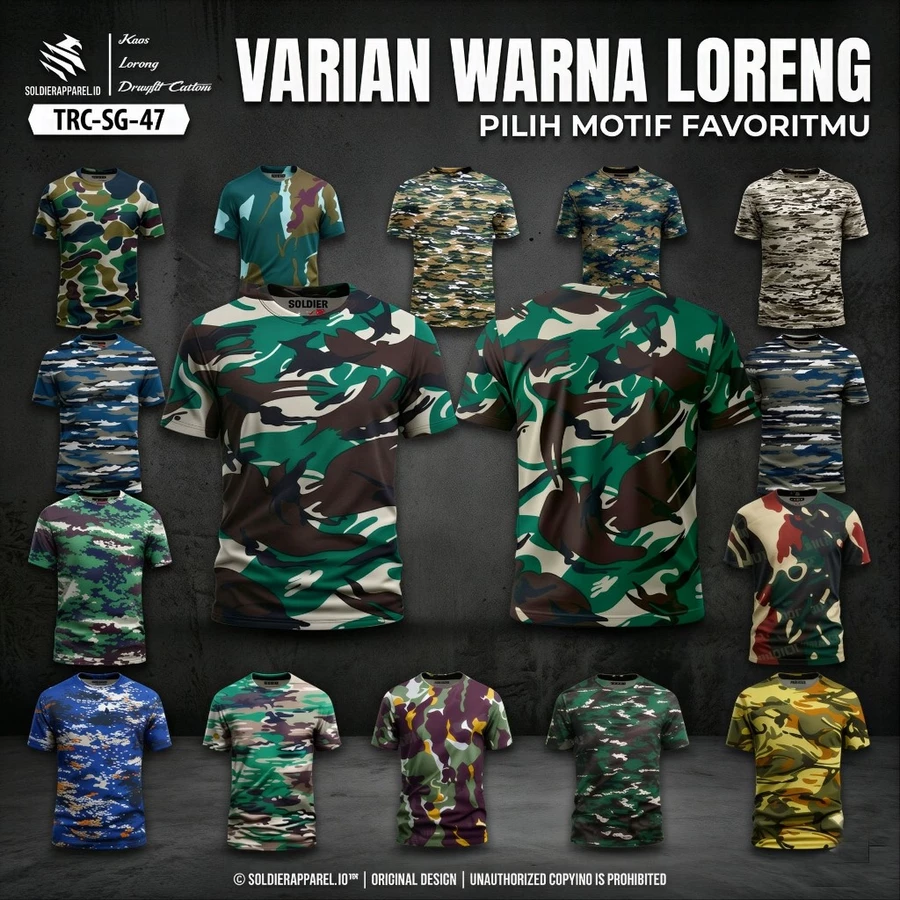 KAOS LORENG DRYFIT PREMIUM