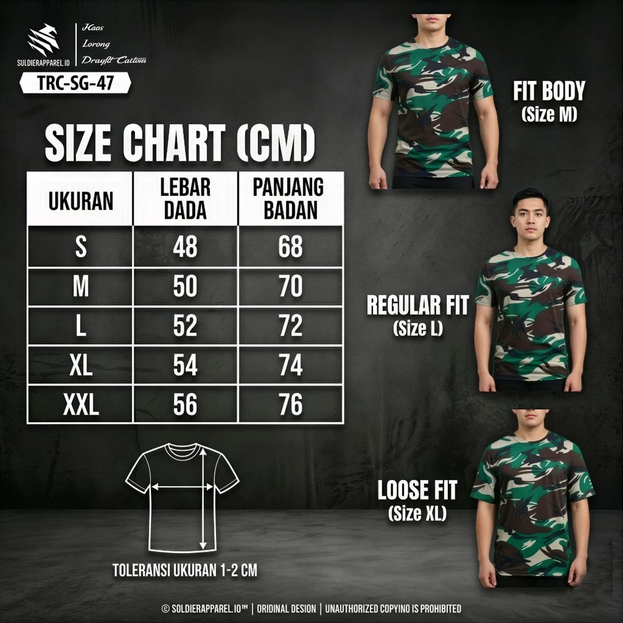 KAOS LORENG DRYFIT PREMIUM