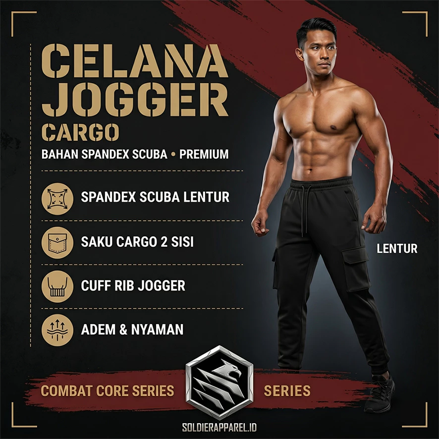 CELANA JOGGER CARGO SCUBA