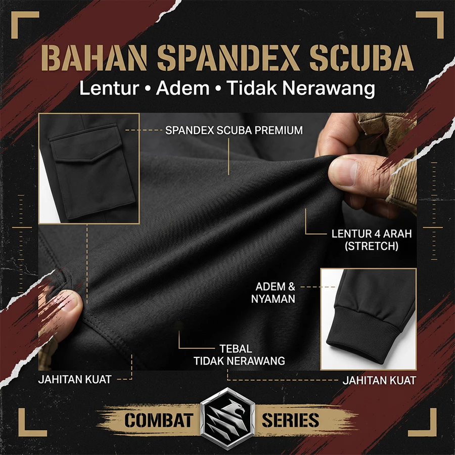 CELANA JOGGER CARGO SCUBA