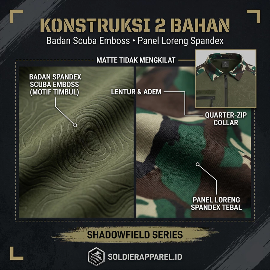 KAOS POLO COMBAT ZIPPER LORENG