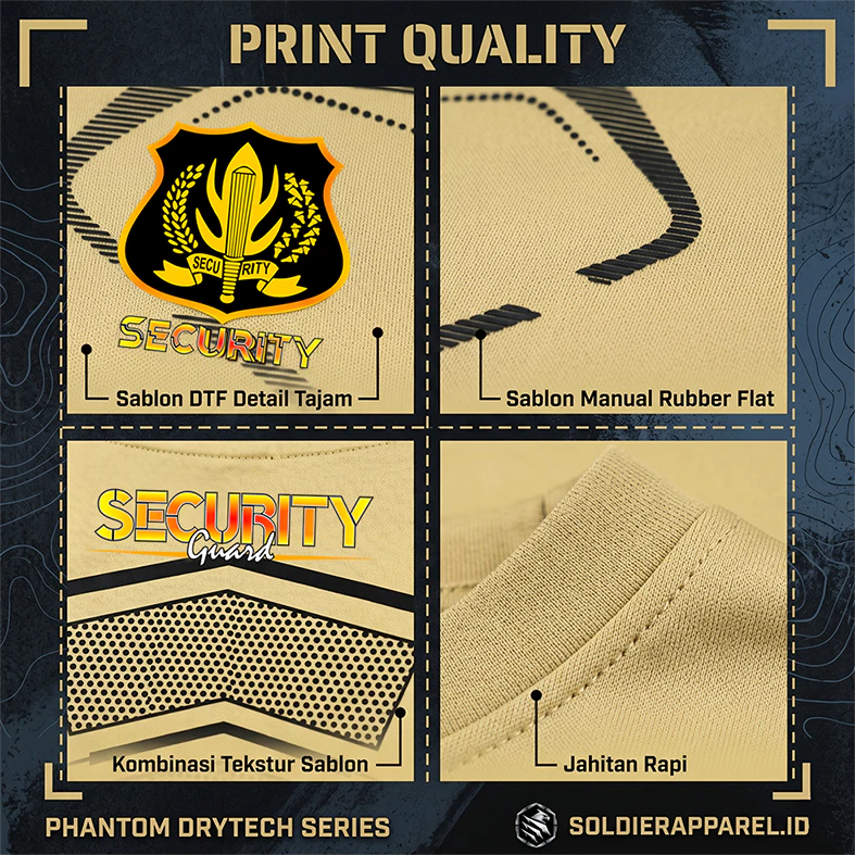 KAOS SECURITY SATPAM DRYFIT
