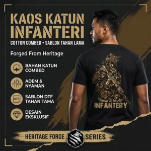 KAOS KATUN COMBAT 20S TEBAL