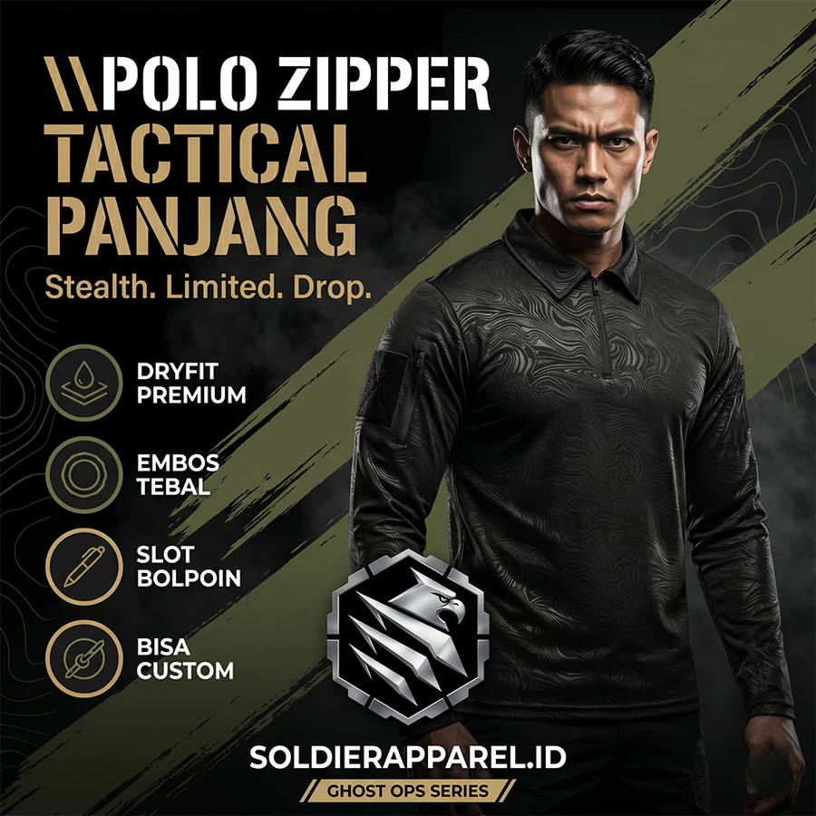 POLO TACTICAL LENGAN PANJANG