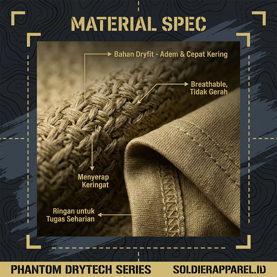KAOS SECURITY SATPAM DRYFIT