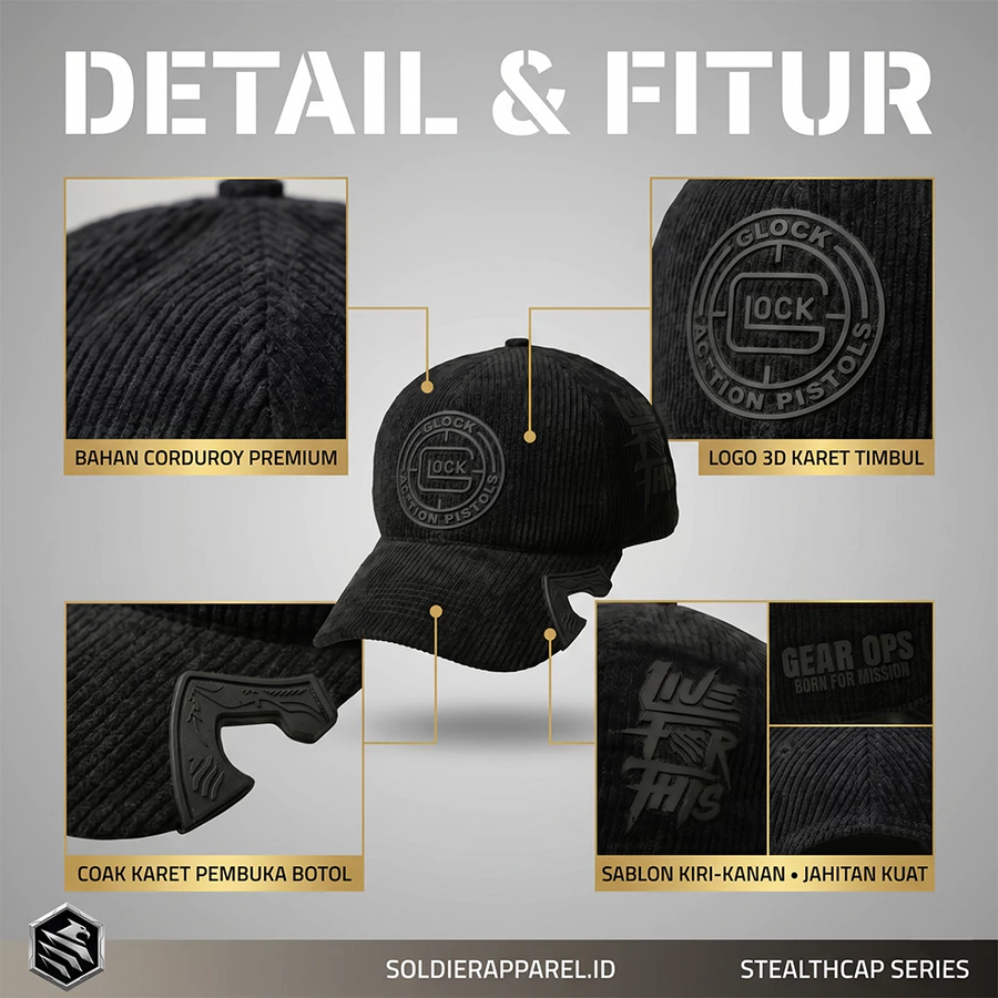 TOPI TACTICAL KORDUROY PREMIUM