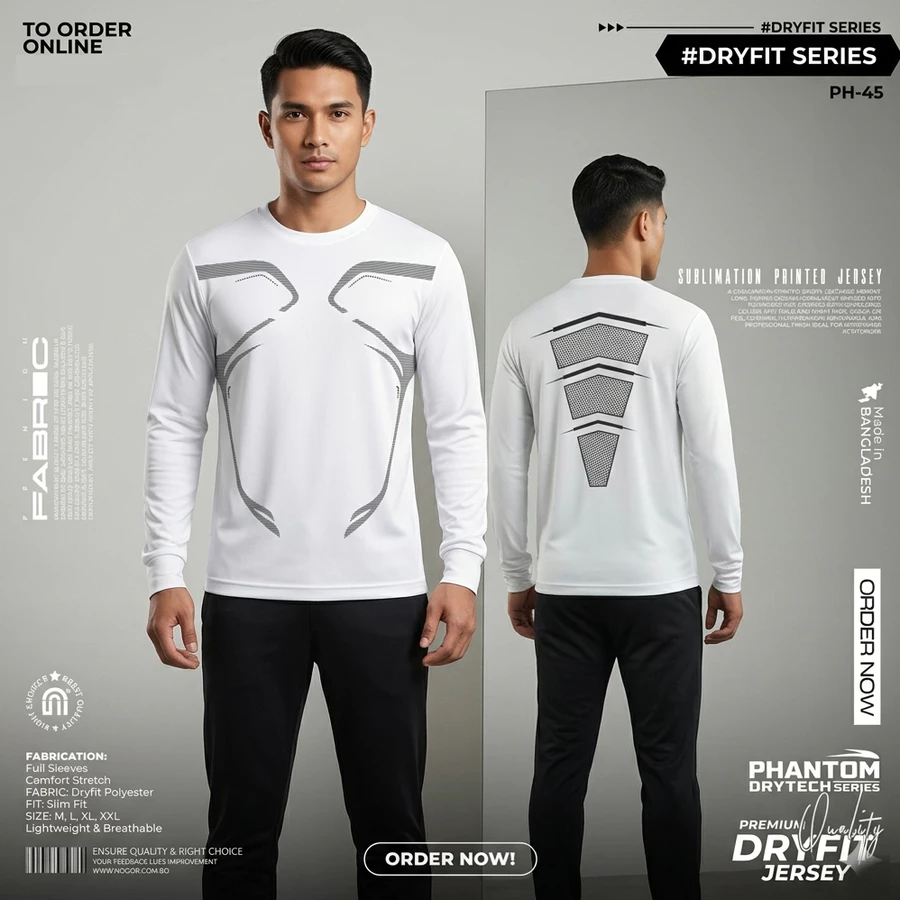 KAOS DRYFIT LENGAN PANJANG
