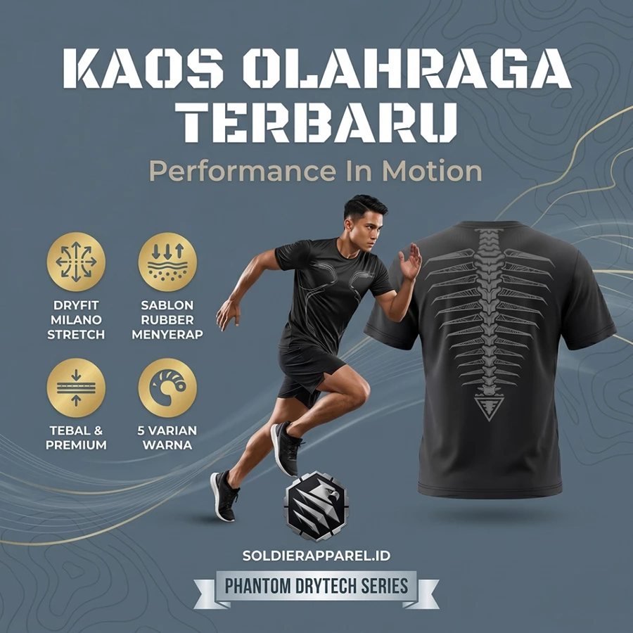 KAOS OLAHRAGA DRYFIT MILANO STRETCH