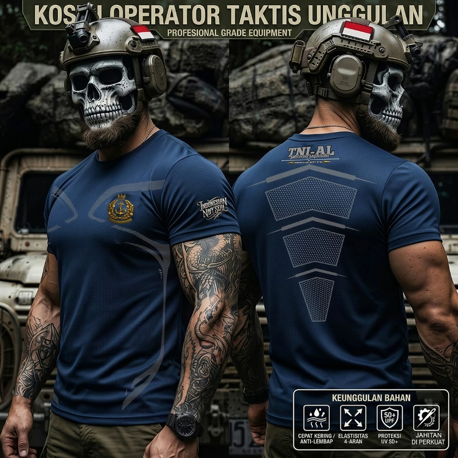 KAOS DRYFIT TNI AL PREMIUM