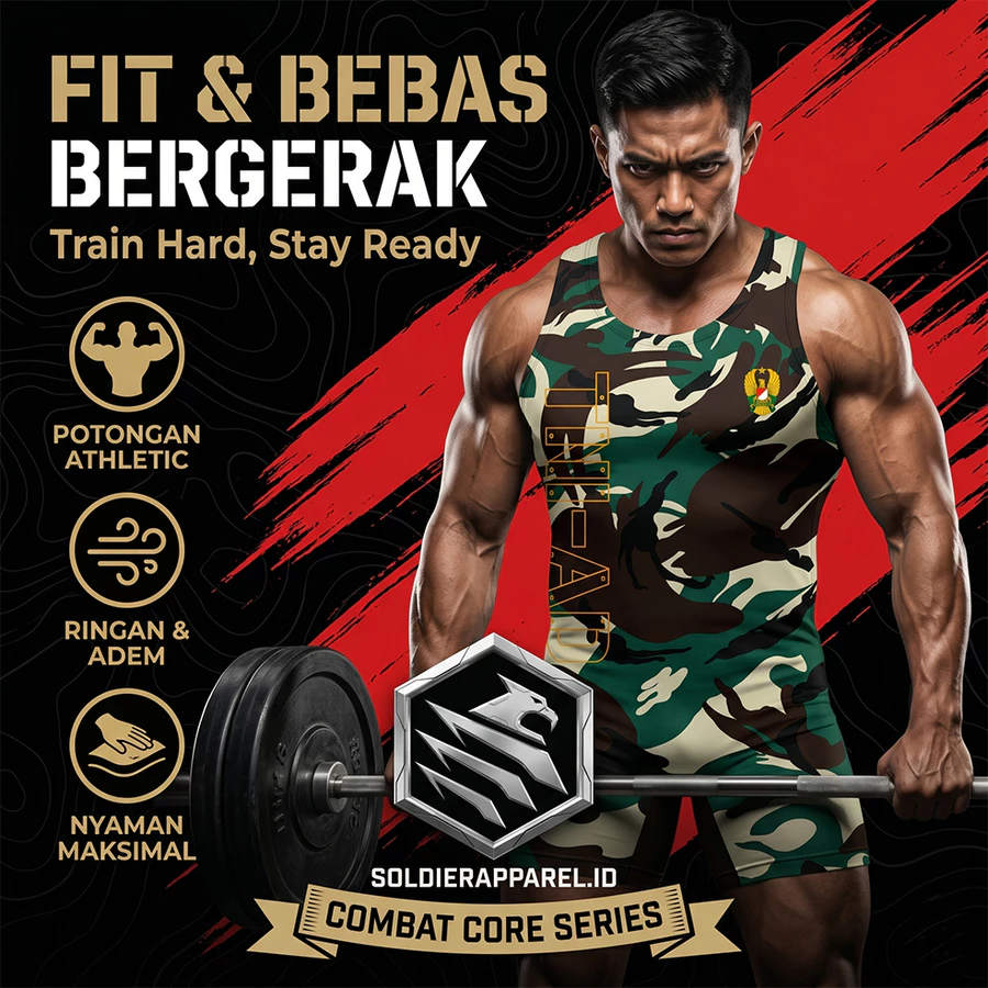 SINGLET GYM TNI-AD