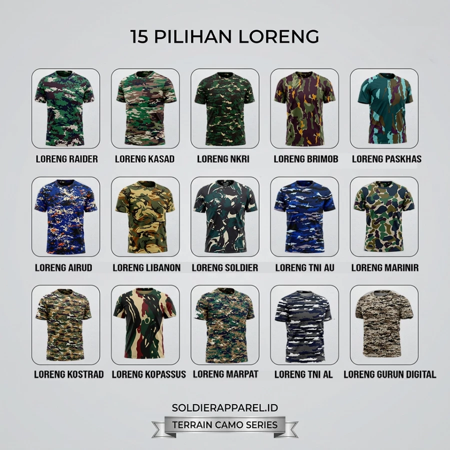 KAOS LORENG DRYFIT
