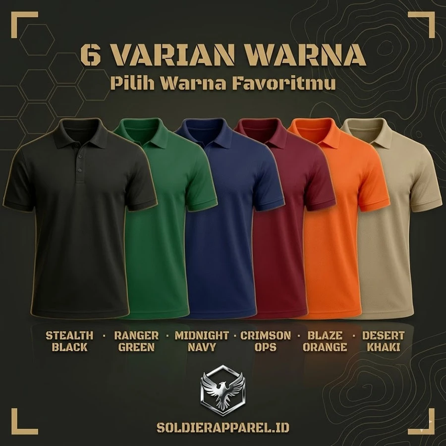 KAOS POLO POLOS DRYFIT TEBAL