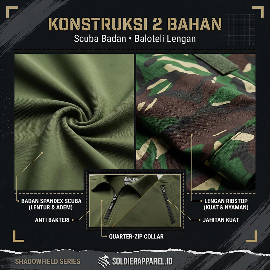 COMBAT SHIRT GEN 2 LENGAN PANJANG