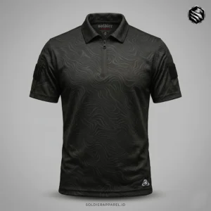 KAOS POLO TACTICAL ZIPPER DRYFIT EMBOSS