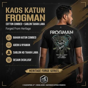 KAOS KATUN 20S PREMIUM FROGMAN