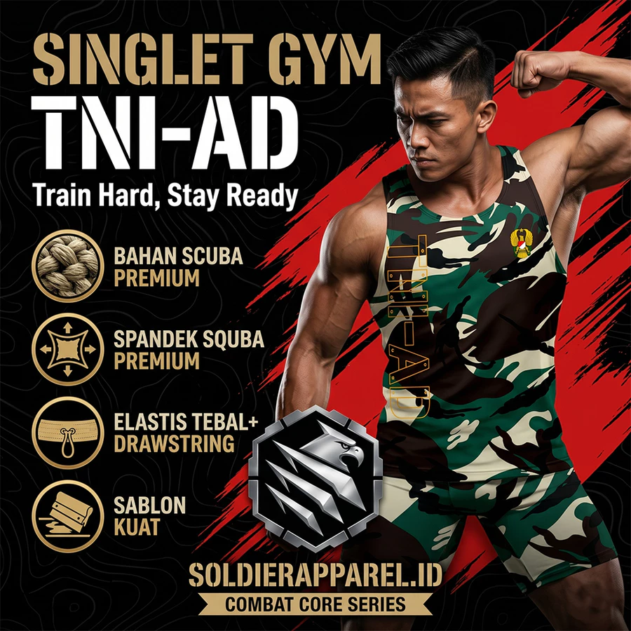 SINGLET GYM TNI-AD