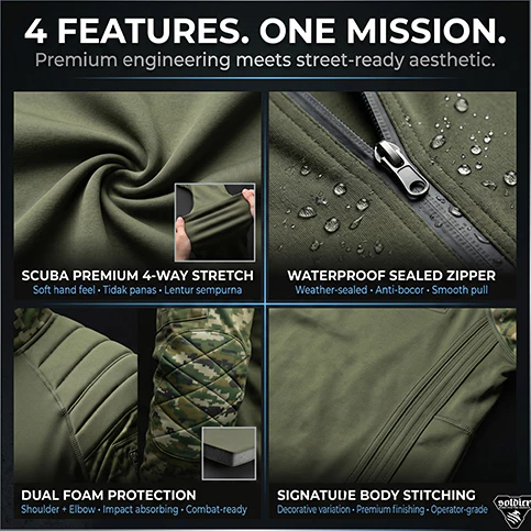 KAOS BDU TACTICAL SAGE GREEN FULL SCUBA