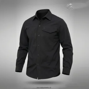 KEMEJA TACTICAL LENGAN PANJANG TWILL STRETCH