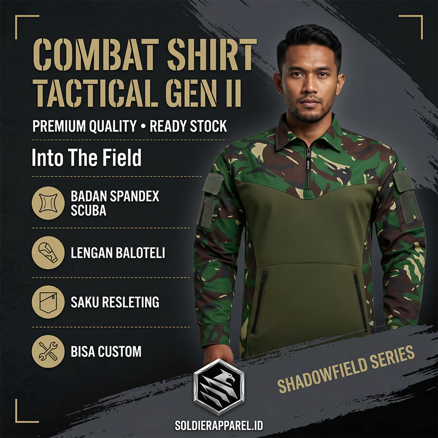 COMBAT SHIRT GEN 2 LENGAN PANJANG