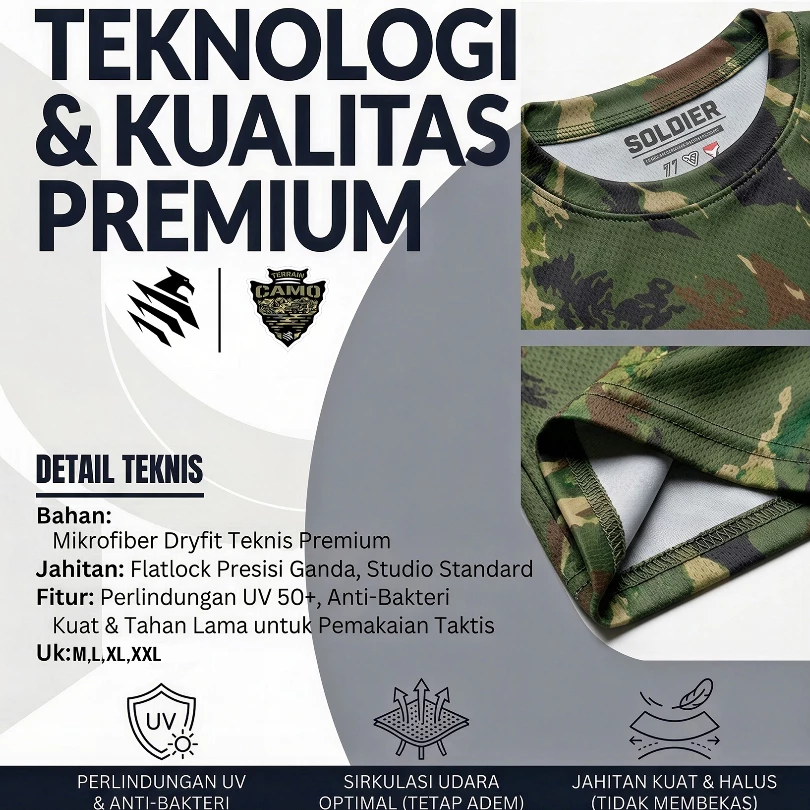 KAOS LORENG HABEMA DRYFIT PREMIUM