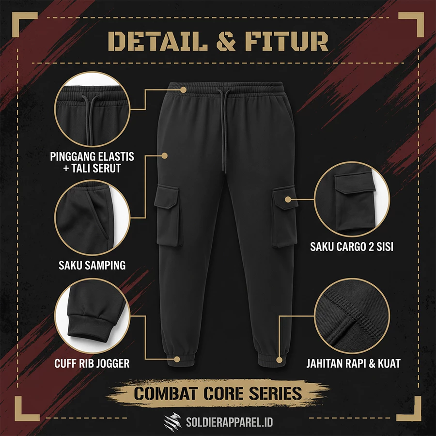 CELANA JOGGER CARGO SCUBA