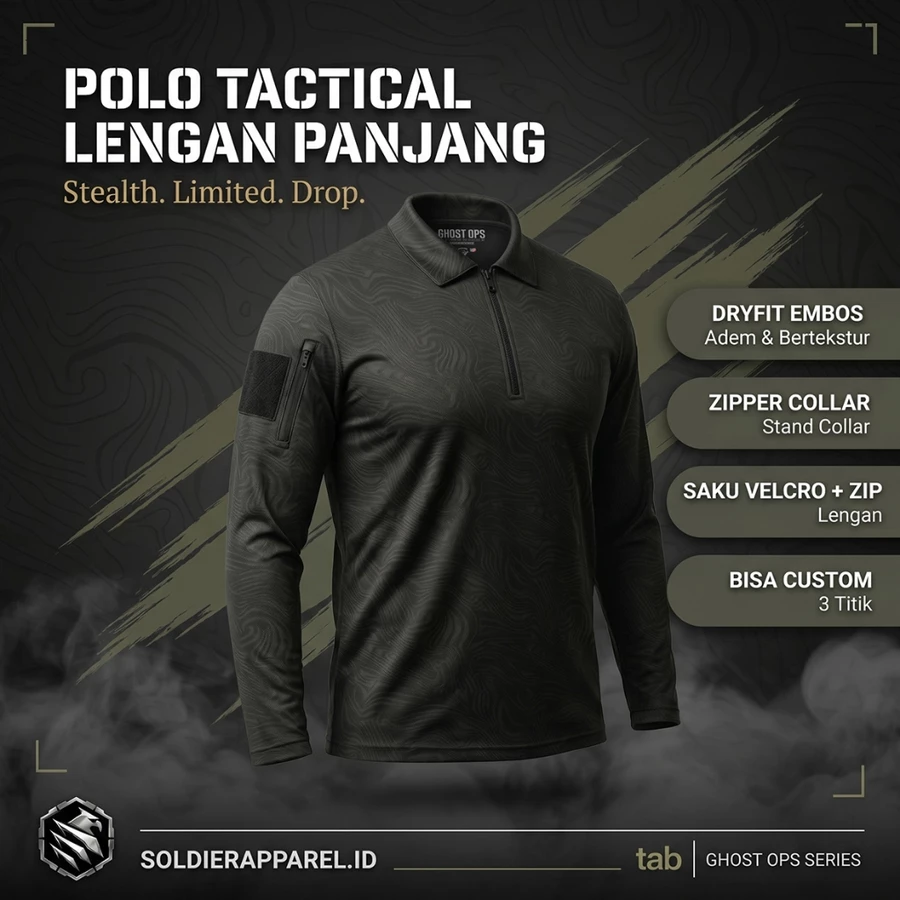POLO TACTICAL LENGAN PANJANG