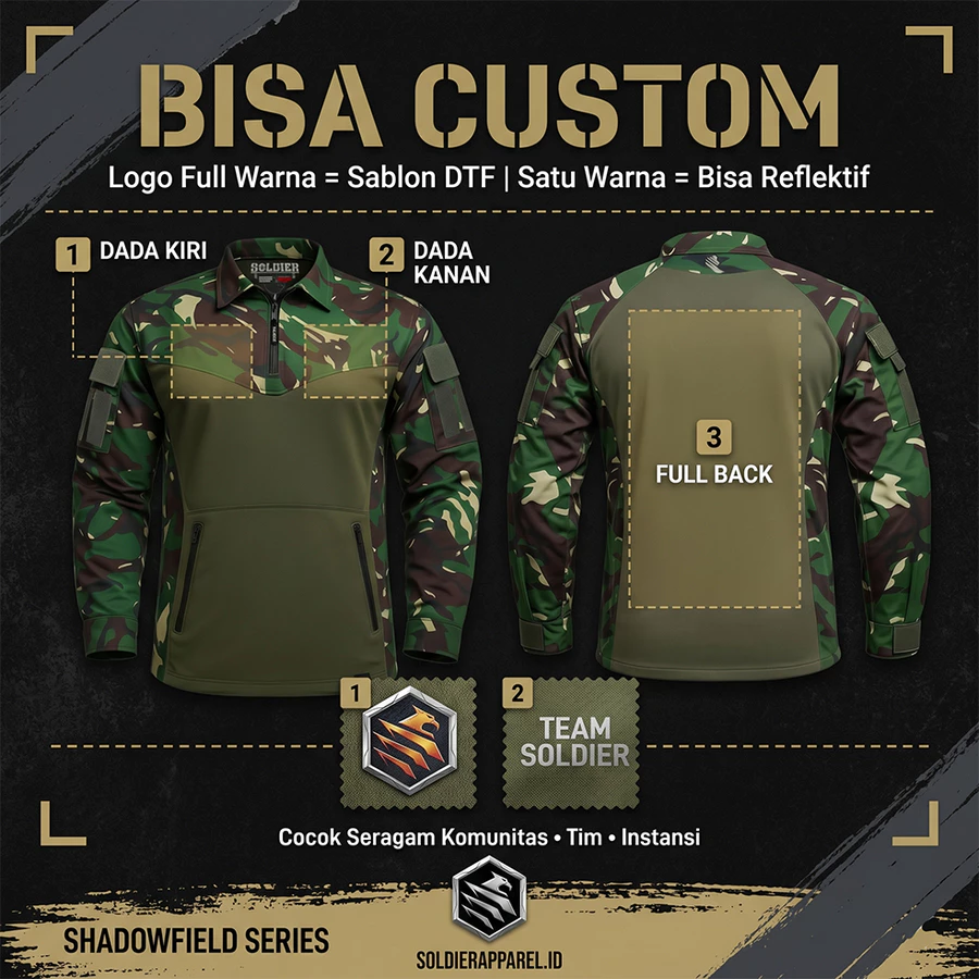 COMBAT SHIRT GEN 2 LENGAN PANJANG