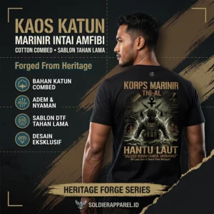 KAOS KATUN 20S PREMIUM MARINIR INTAI AMFIBI