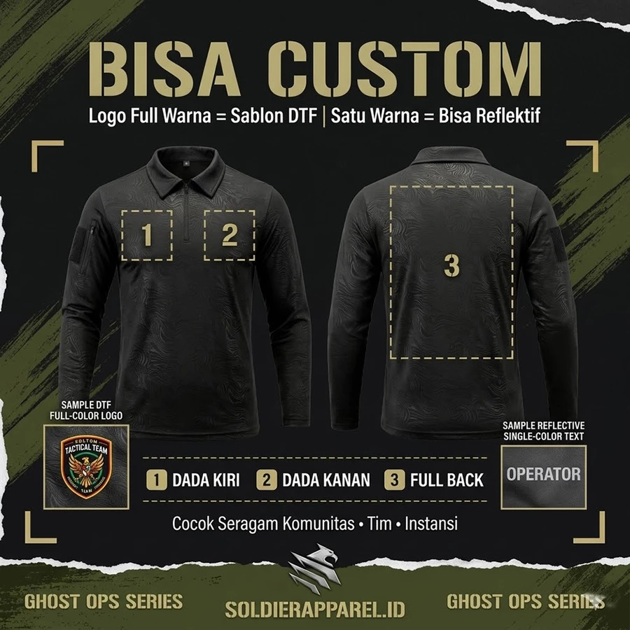 POLO TACTICAL LENGAN PANJANG