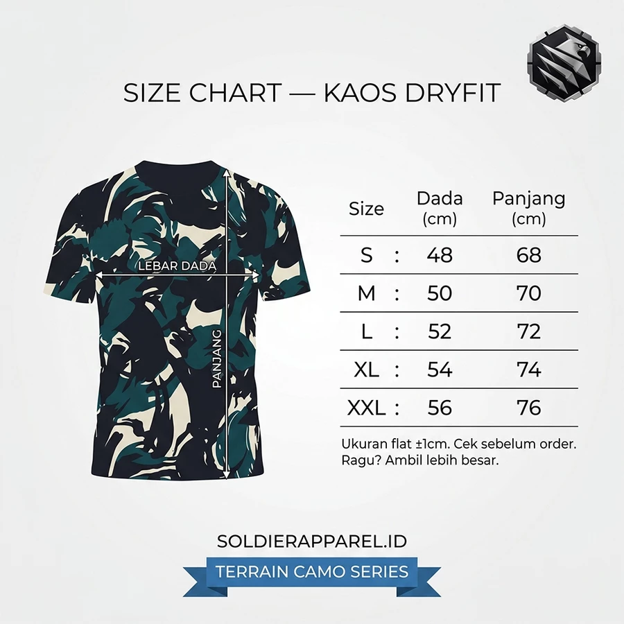 KAOS LORENG DRYFIT