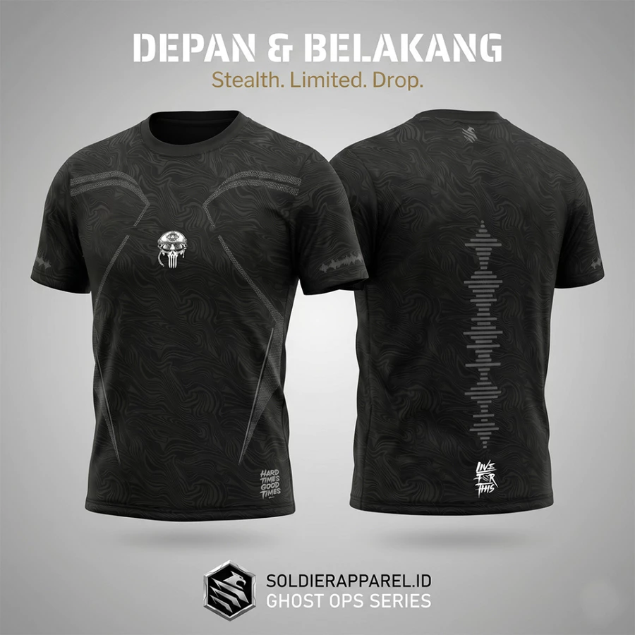 KAOS OLAHRAGA DRYFIT EMBOSS PREMIUM