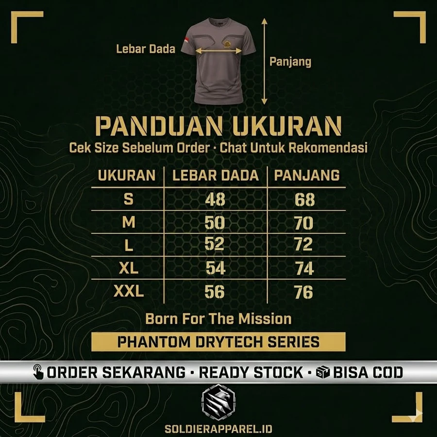 KAOS OLAHRAGA DRYFIT POLISI PREMIUM
