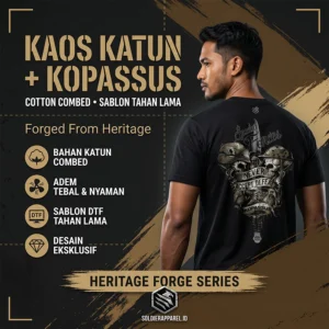 KAOS KATUN 20S PREMIUM KOPASSUS