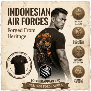 KAOS KATUN COMBED 20S AIR FORCE